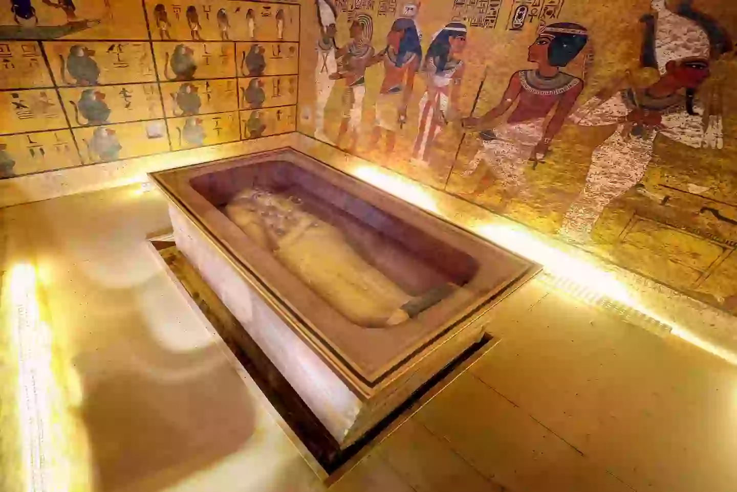 The preserved sarcophagus of King Tut (Getty Stock Images)