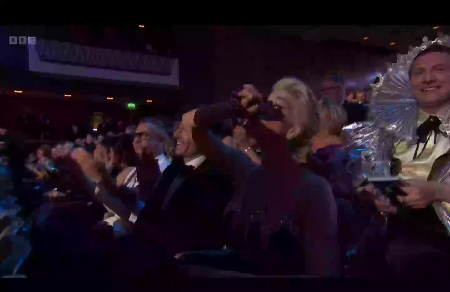 Hannah Waddingham was prepared. (BBC)