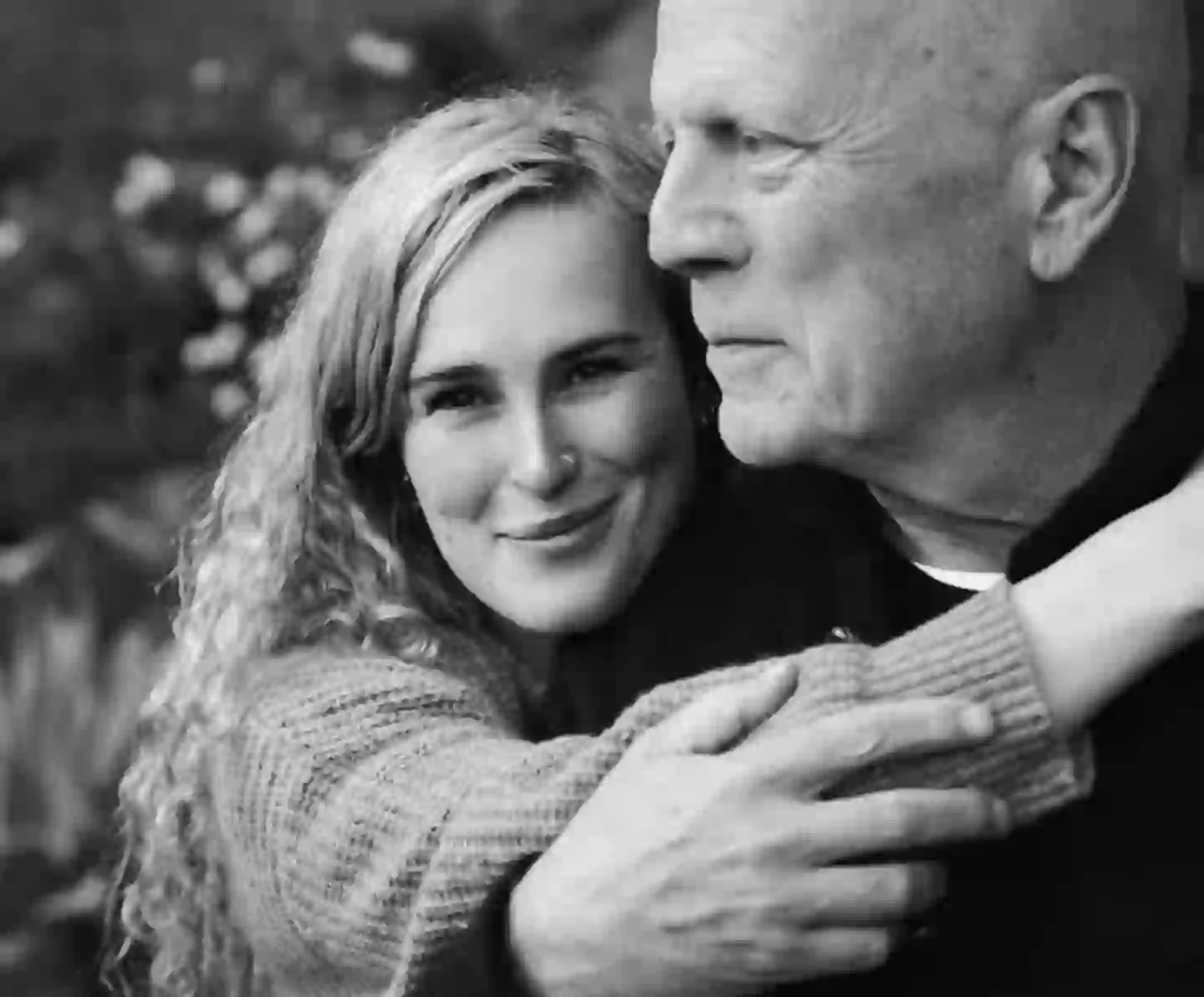 Bruce Willis and his daughter Rumer WIllis (Instagram)