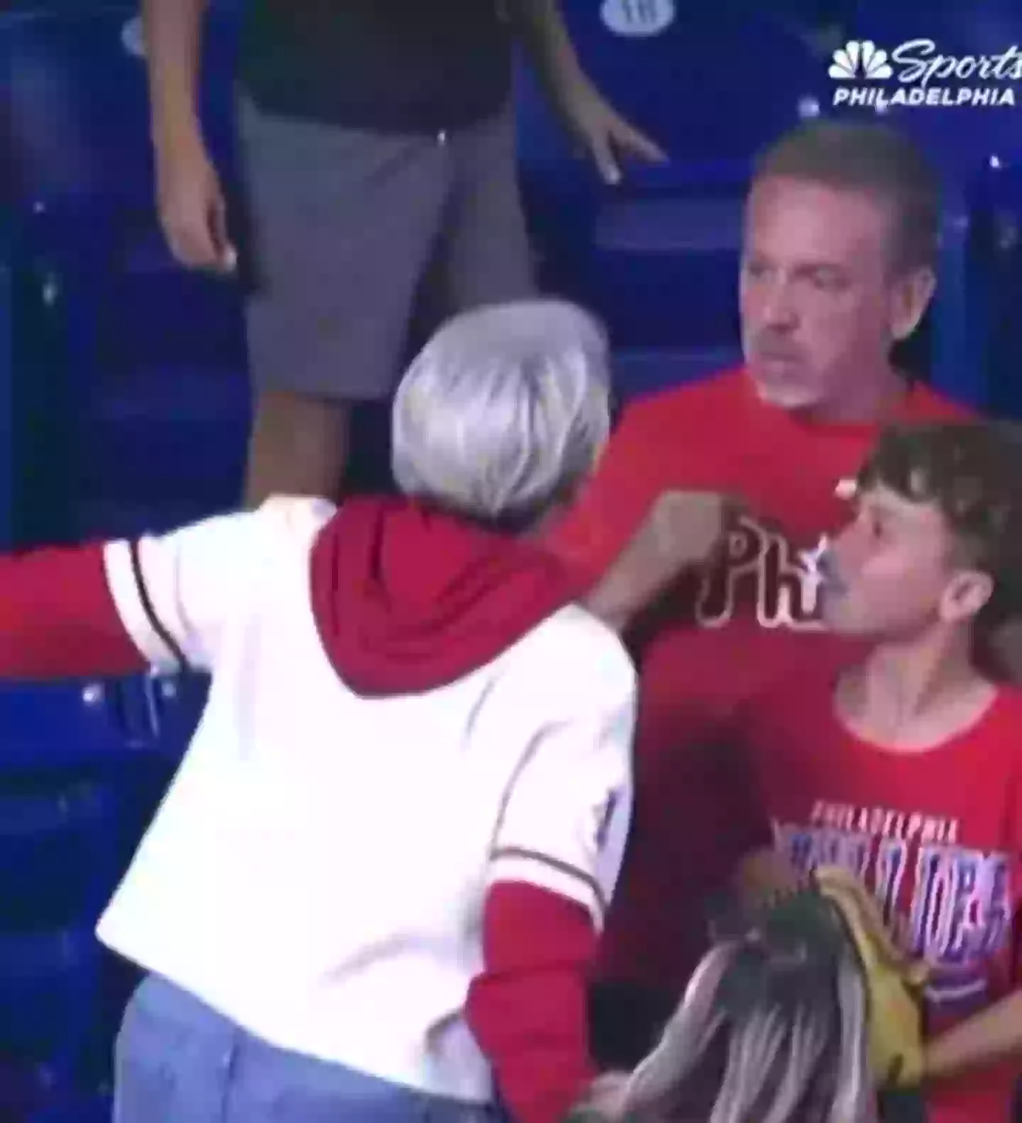 The clip has gone viral (NBC)