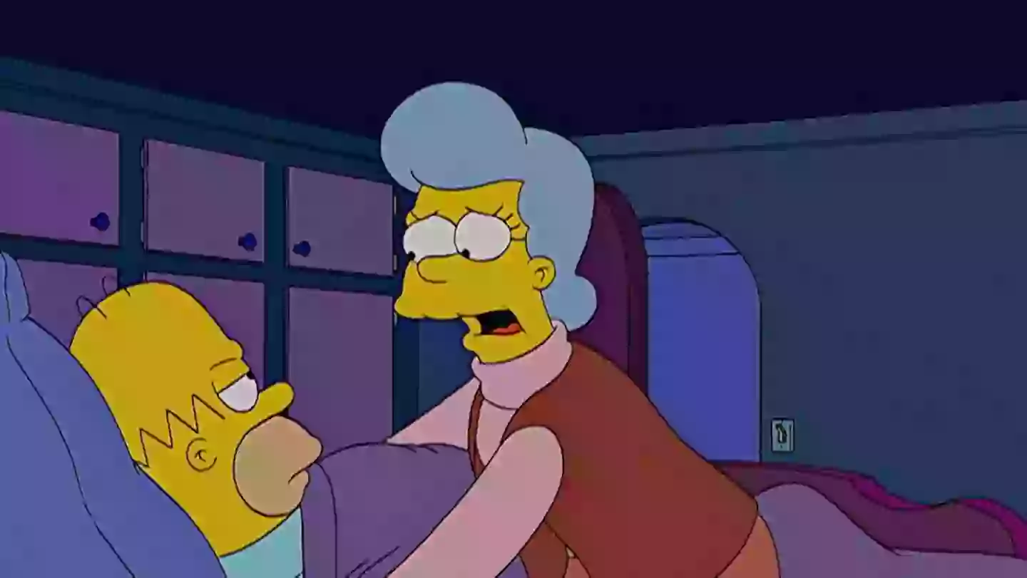 She died tragically after trying to reconnect with Homer (Fox)