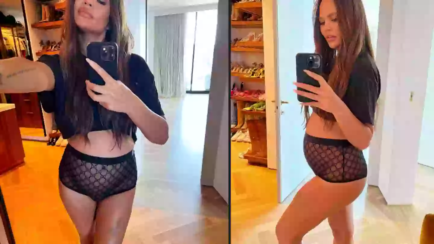 Chrissy Teigen Reveals She's Pregnant With A Rainbow Baby