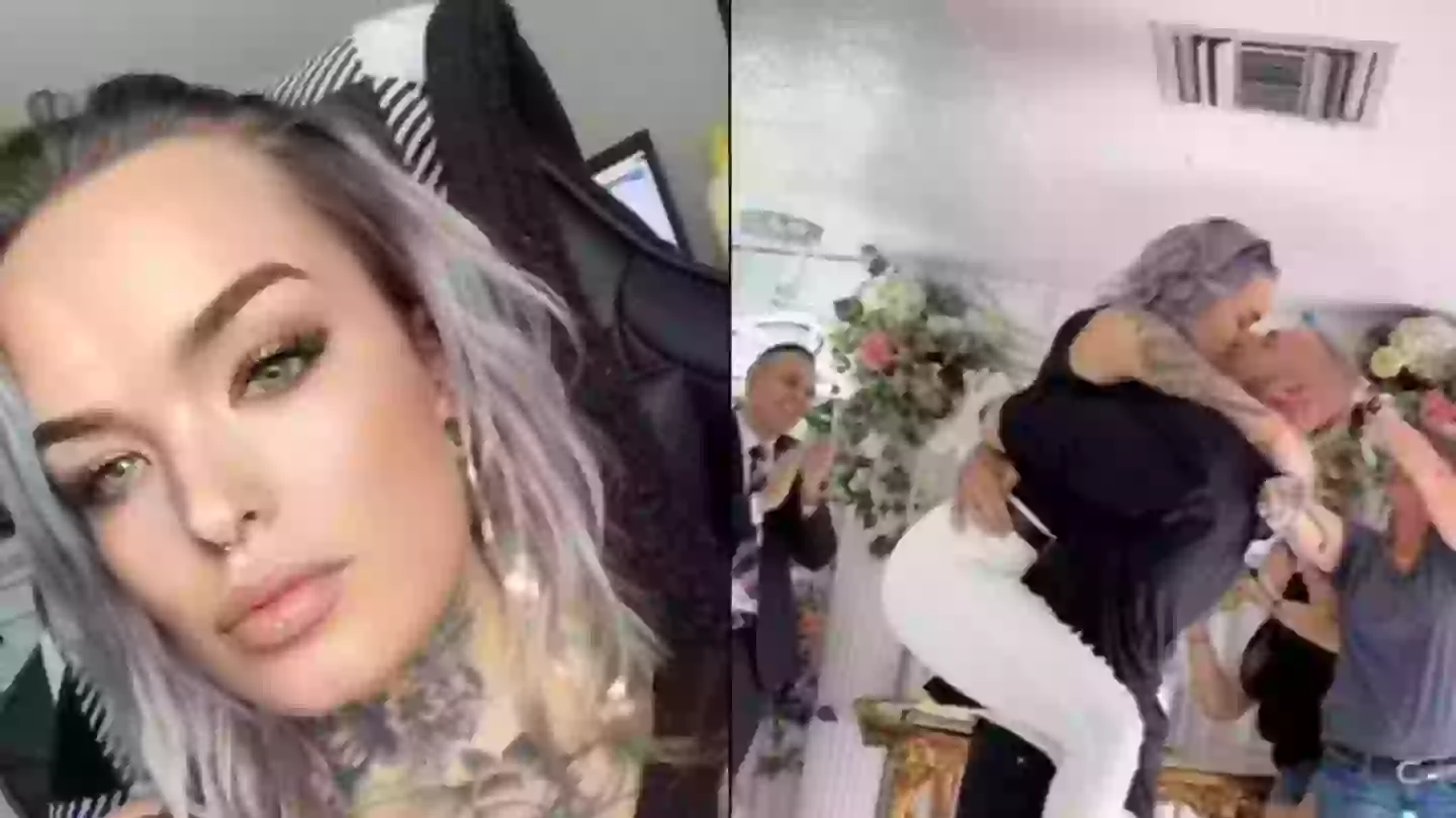 Woman who claimed she married 'stepdad' shares tragic true story of how she got together with husband