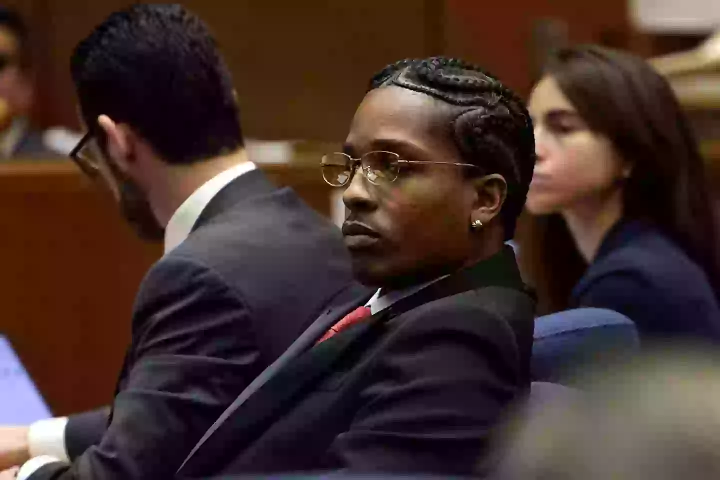 A$AP Rocky, real name Rakim Mayers, faced two felony charges (Allison Dinner - Pool/Getty Images)