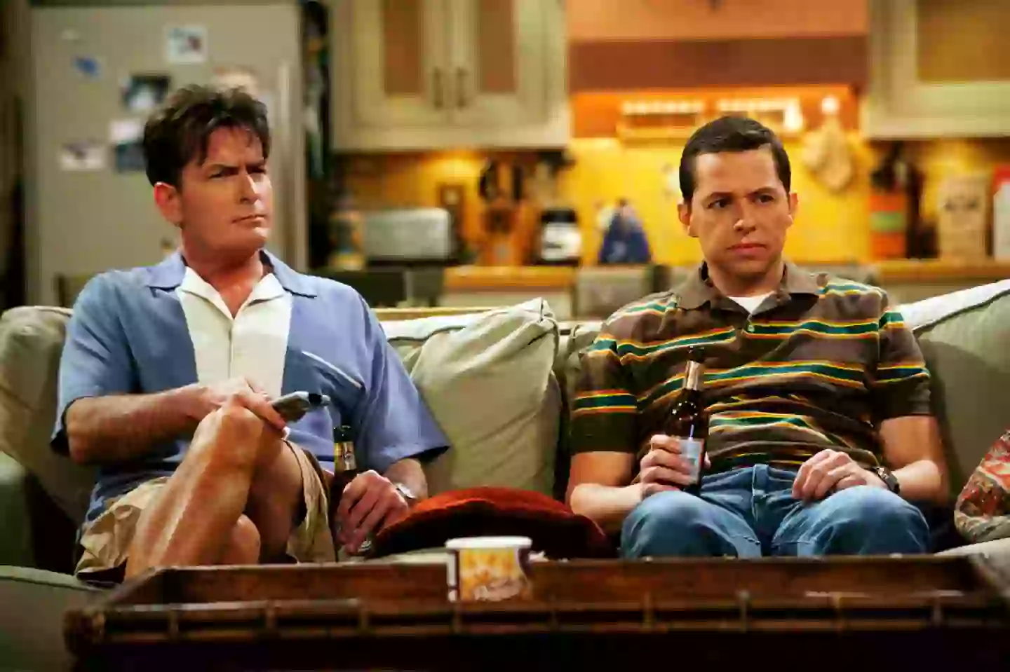 The Two and a Half Men star spoke about the rift (Greg Gayne/CBS via Getty Images)