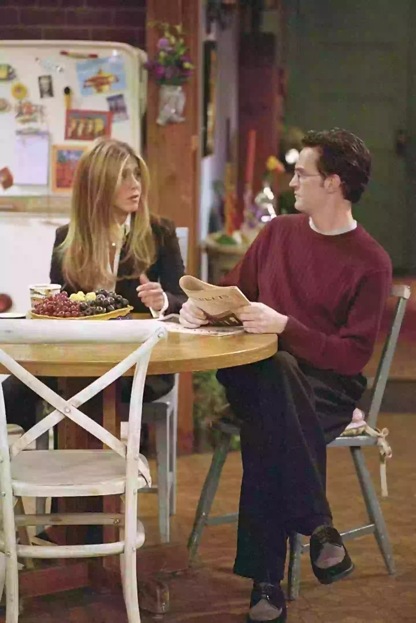 Aniston worked with Perry for over a decade on Friends (NBCU Photo Bank
