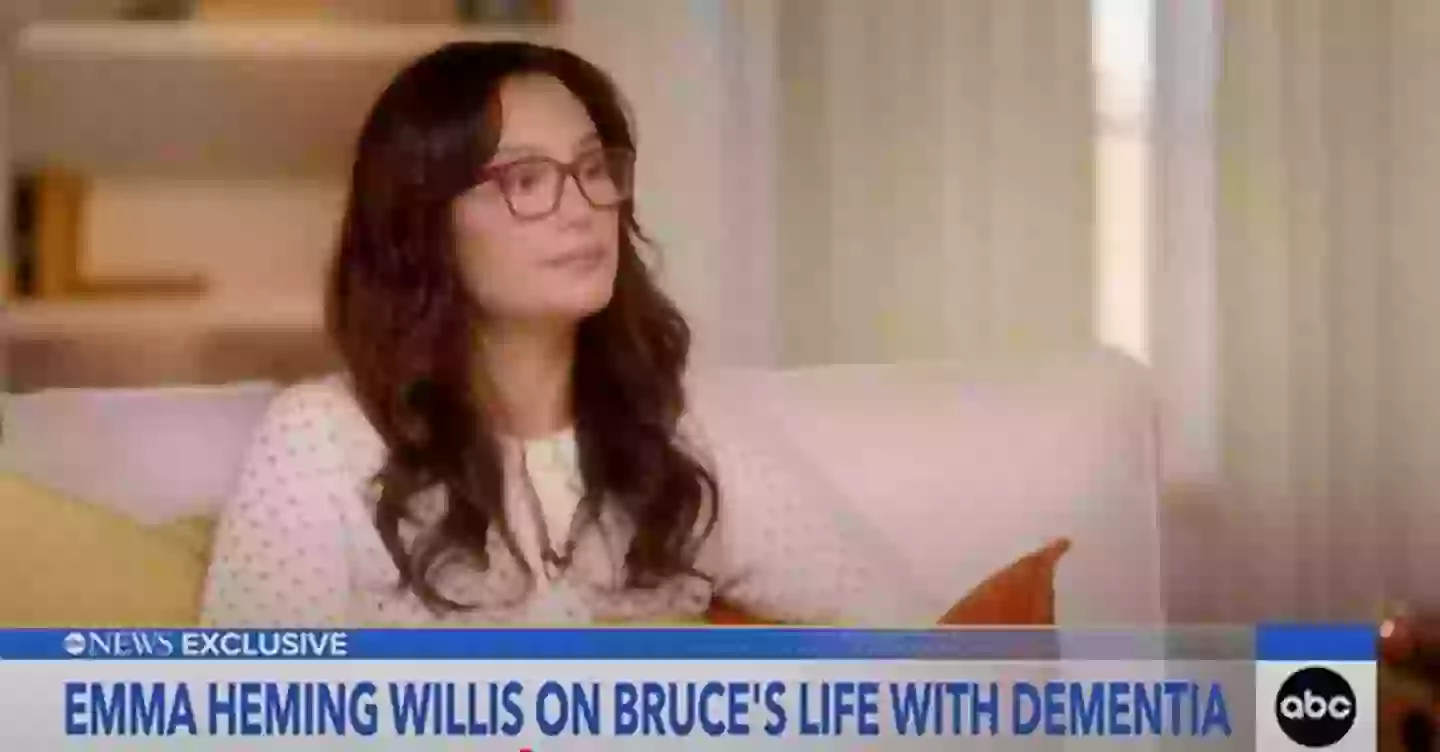 Emma Heming Willis spoke about his condition in a new interview (ABC)