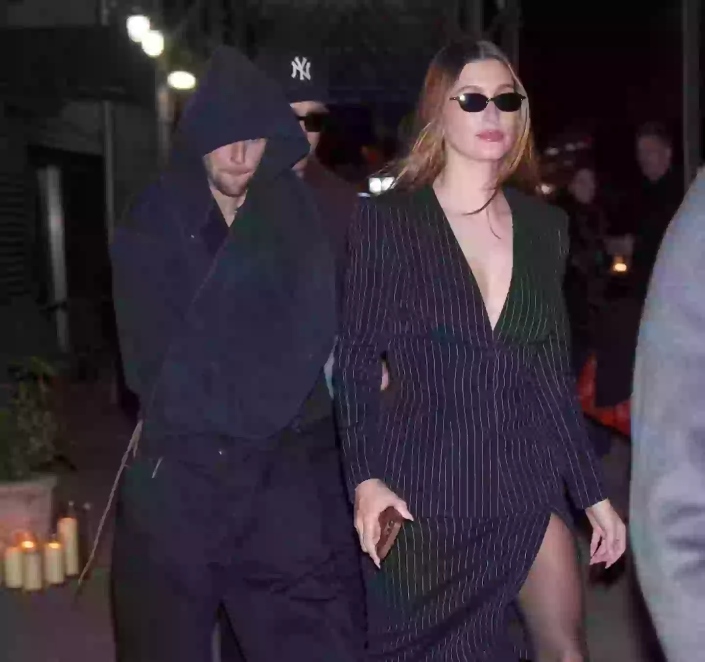 Justin Bieber's since-deleted caption about Hailey's Vogue cover has sparked fans' concerns there may be trouble in paradise. (XNY/Star Max/GC Images)
