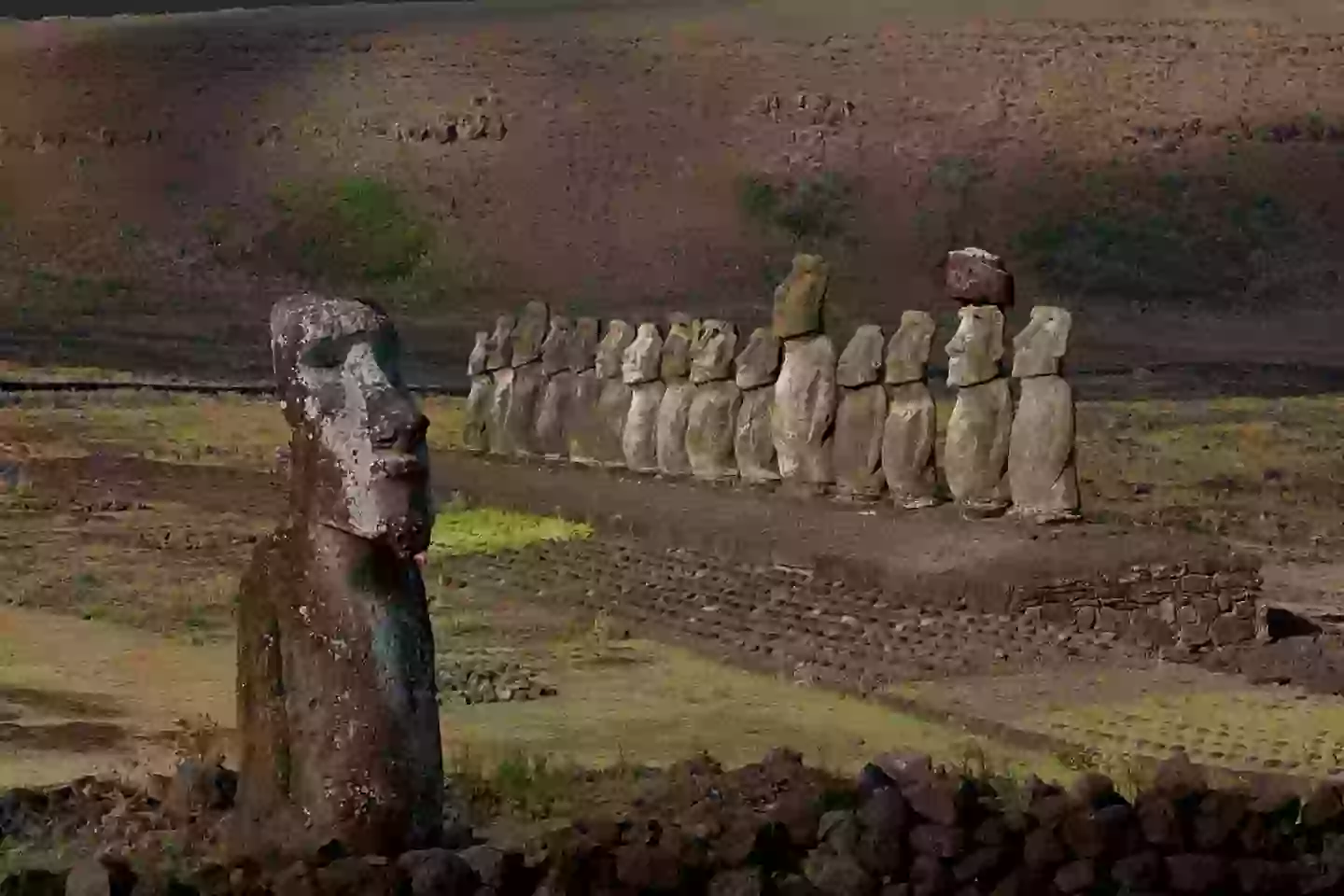 Easter Island is the only area of Polynesia that has these large structures (Micheline Pelletier/Corbis via Getty Images)