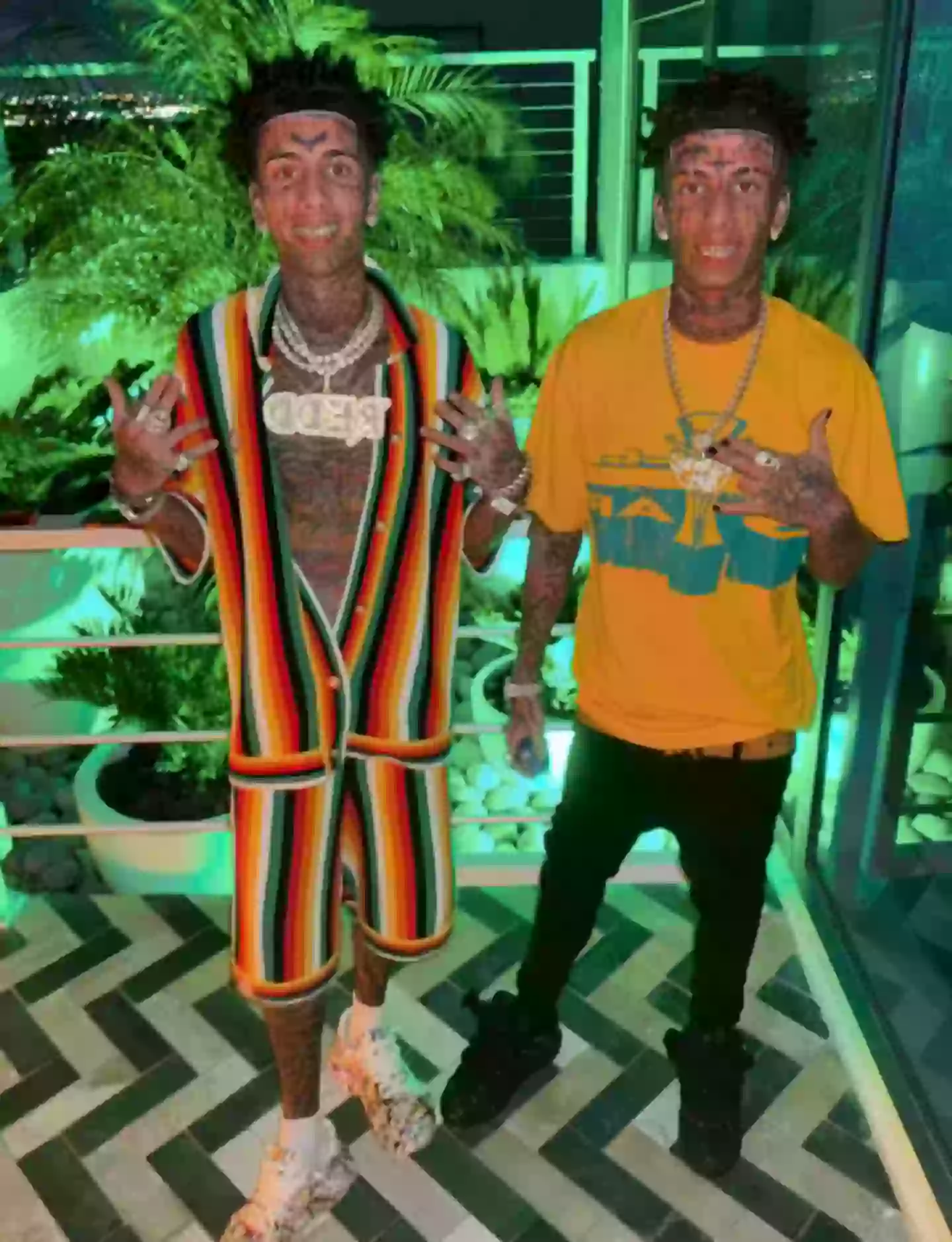 The Island Boys Flyysoulja and Kodiyakredd Venegas shot to viral fame back in 2021 (Instagram/@kodiyakredd)