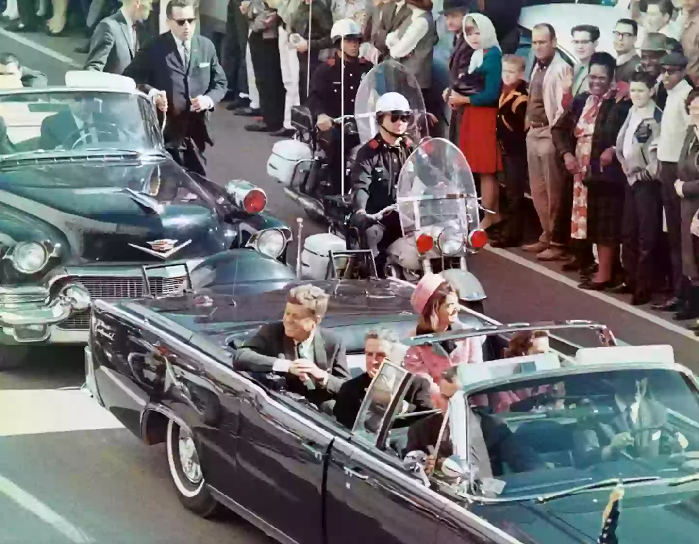 Moments before JFK was assassinated (Getty Images / Bettmann)