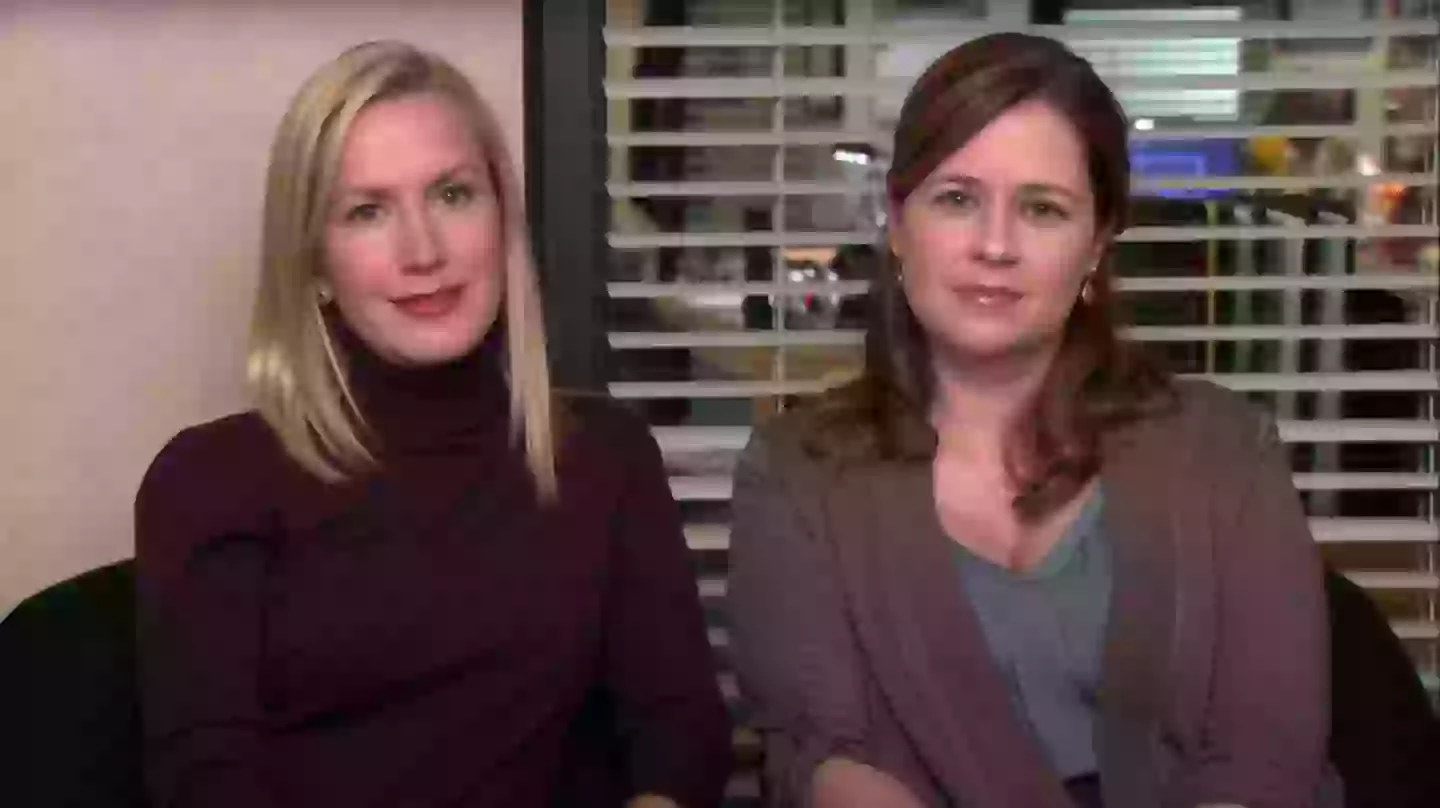 Pam and Angela run a rewatch podcast (NBC)