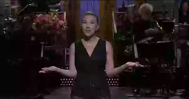 Scarlett Johansson was hosting SNL during the season 50 finale (NBC)