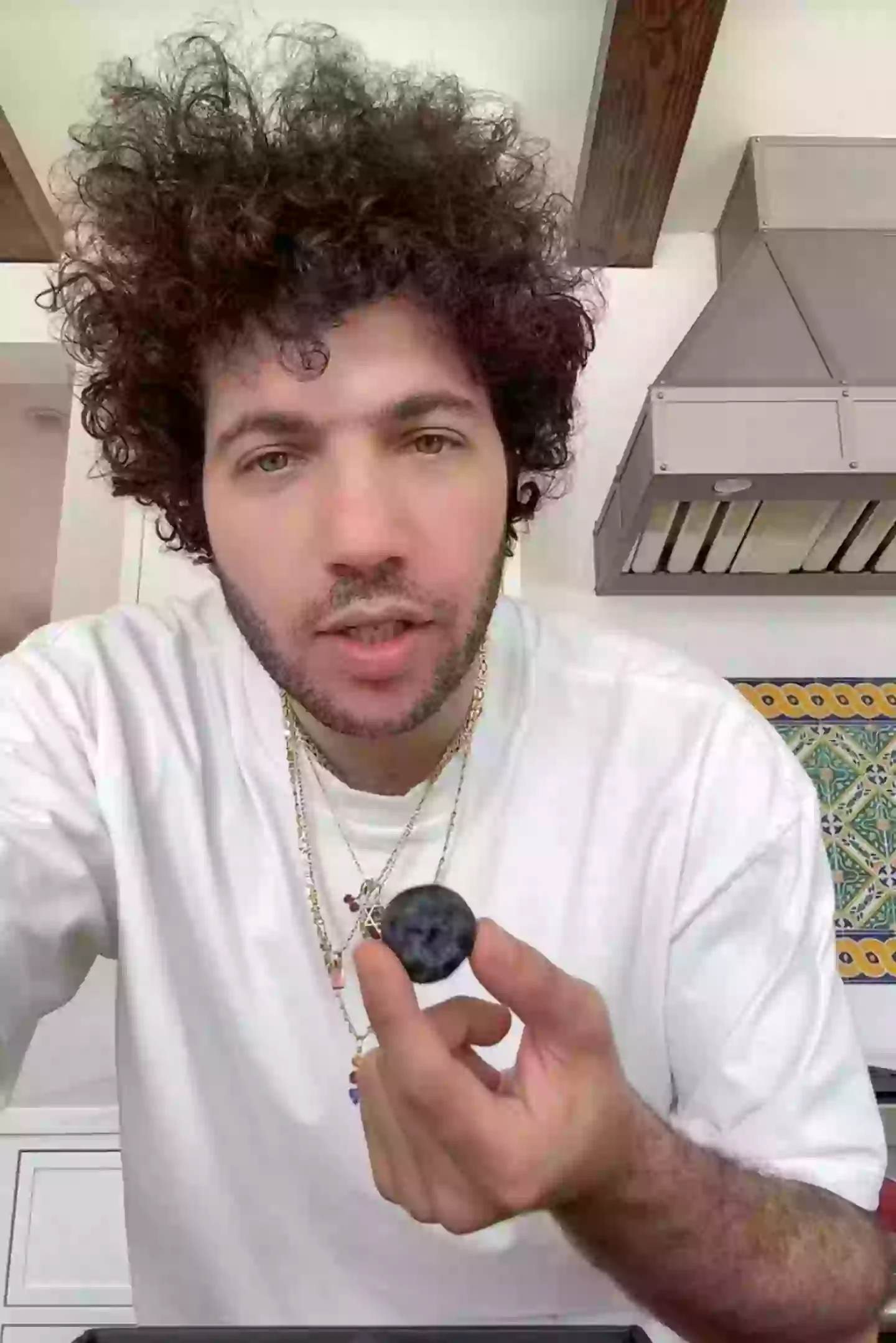 Blanco was certainly impressed by the blueberries (TikTok/@itsbennyblanco)