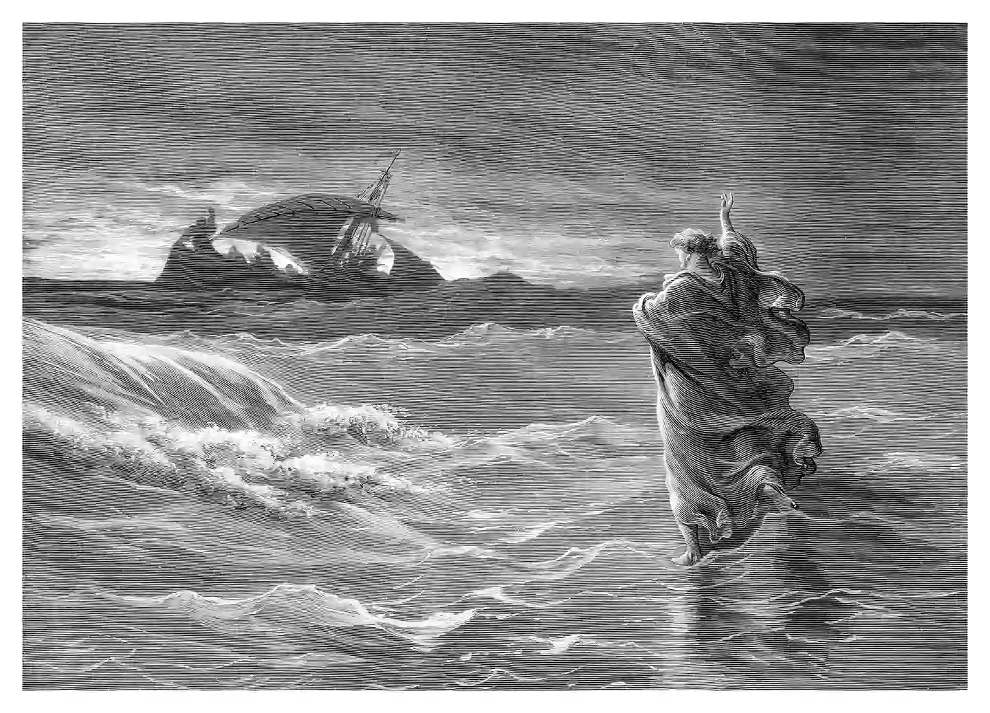 The vessel is said to be linked to the Biblical story of Jesus walking on water (Getty Stock Image)