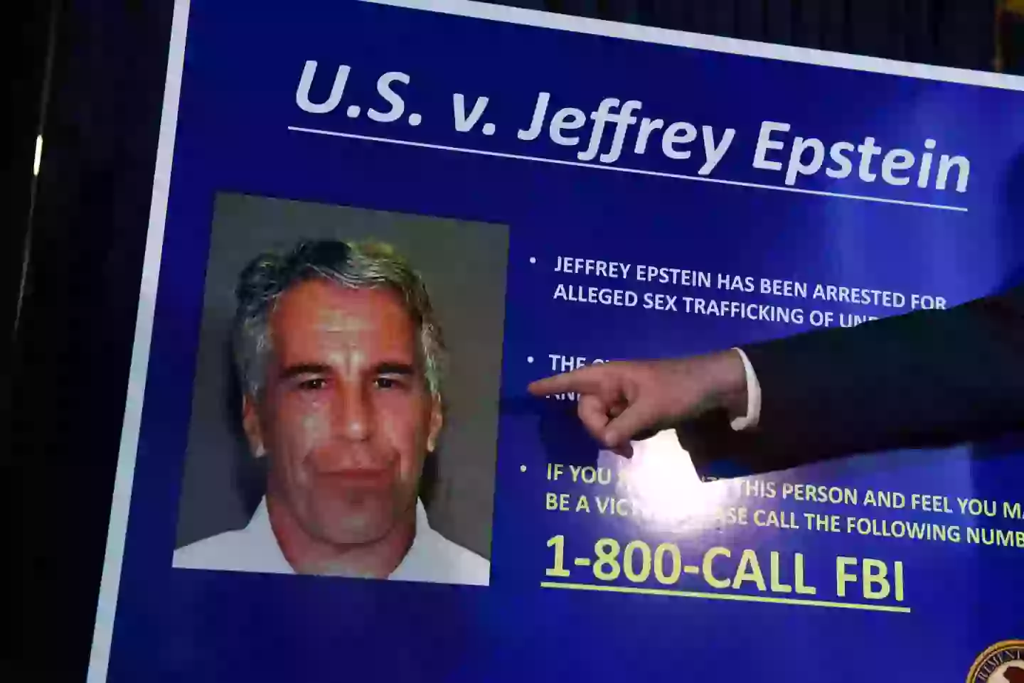 Epstein was charged but never answered to his crimes after dying in custody (Stephanie Keith/Getty Images)