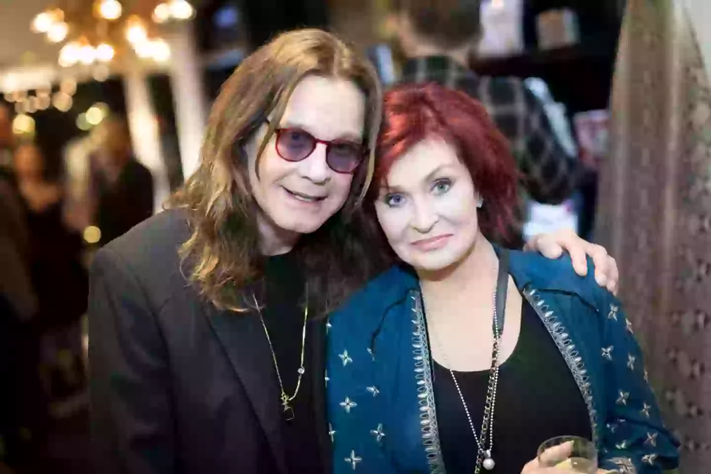 Ozzy leaves behind his wife Sharon and his six children (Greg Doherty/Getty Images)