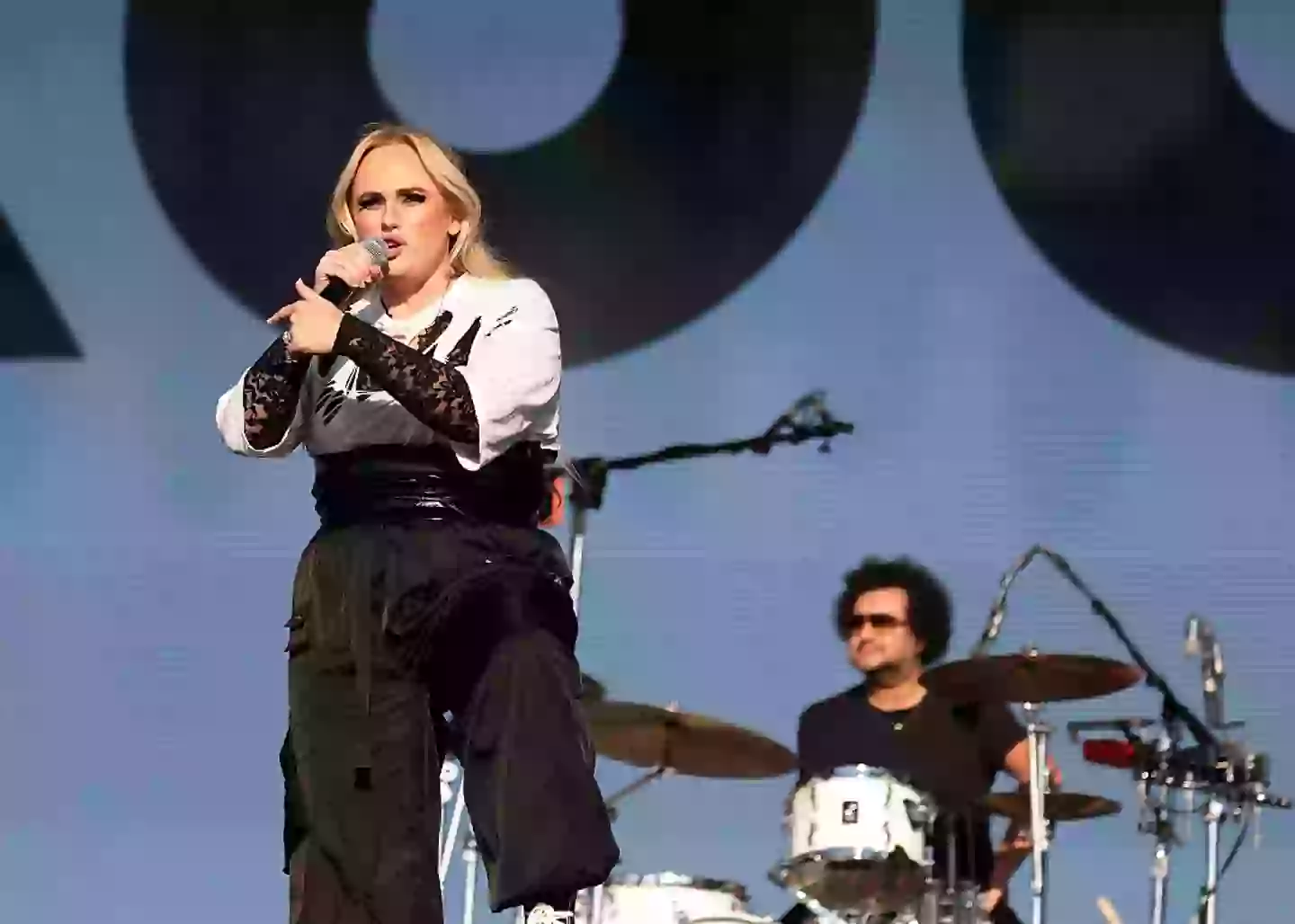 Rebel Wilson on stage at Reading Festival (Simone Joyner/Getty Images)