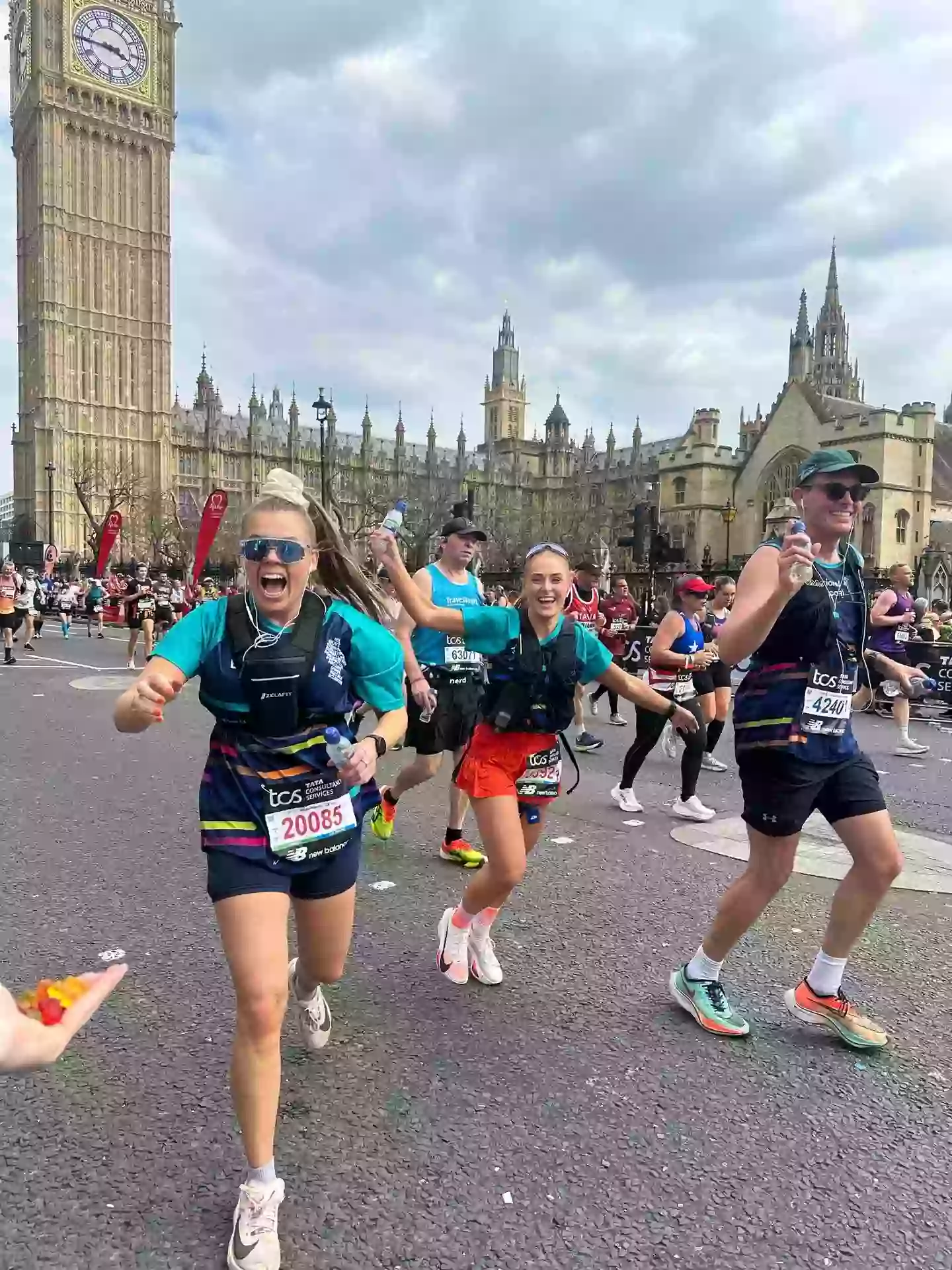 Gemma's family ran the London Marathon and have raised over £20,000 for charity (PA Real Life)