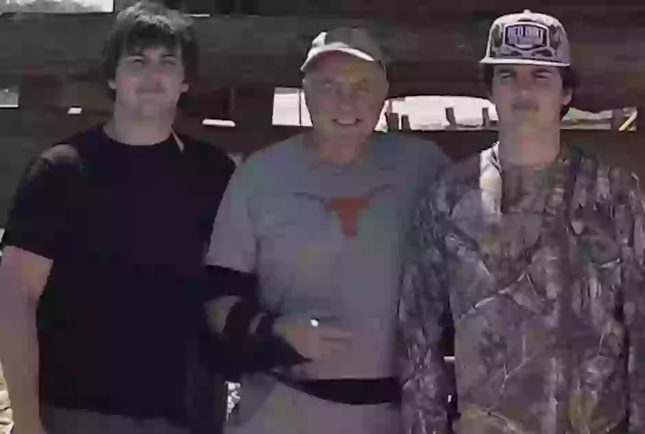 He passed away in the arms of his twin brother Hunter (NBC 5 DFW)