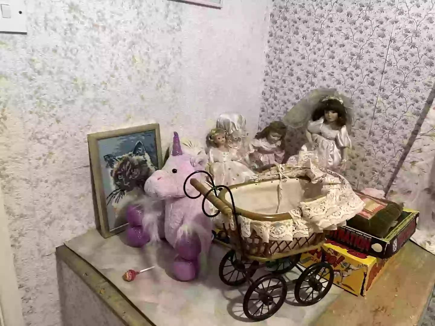 Several 'haunted' dolls have been rehomed at 30 East Drive (LADbible)