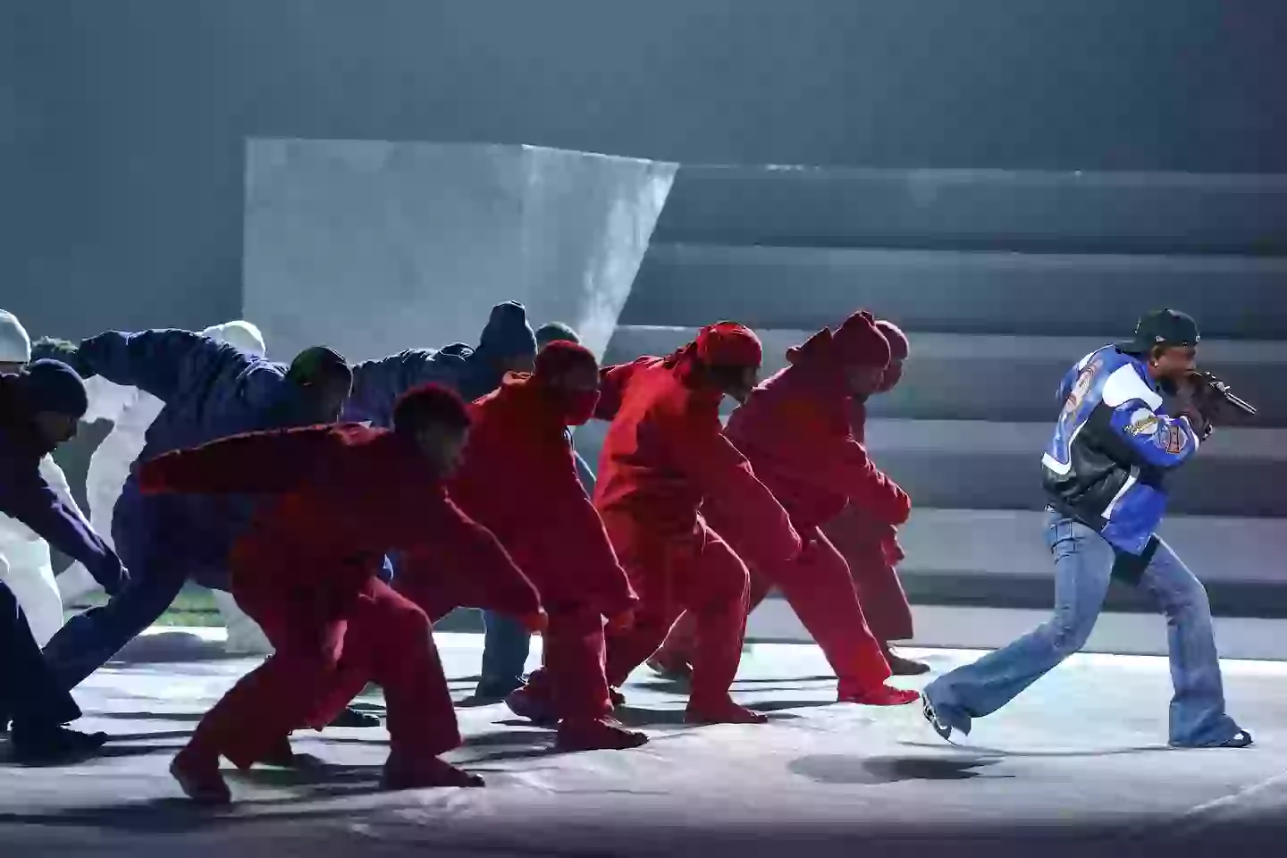 Lamar brought SZA on stage as his only musical guest (Jamie Squire/Getty Images)