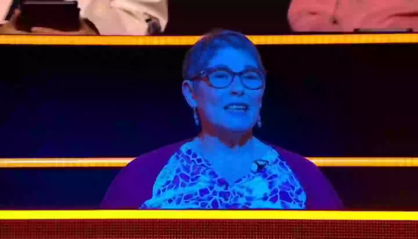 Contestant Ally Davies couldn't get passed the first question (ITV)