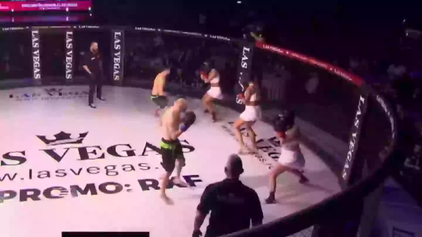 Fury over 'sick' MMA fight as three female Insta and OnlyFans models take on two male fighters