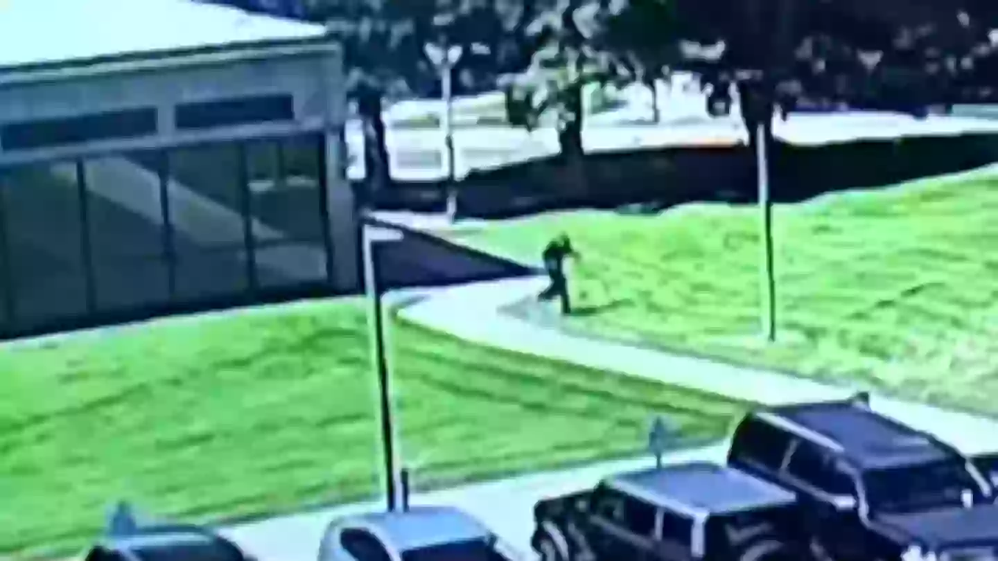 The FBI said the suspect shooter climbed up onto the roof of a nearby building and 'fled off of the campus and into a neighbourhood' (FBI)