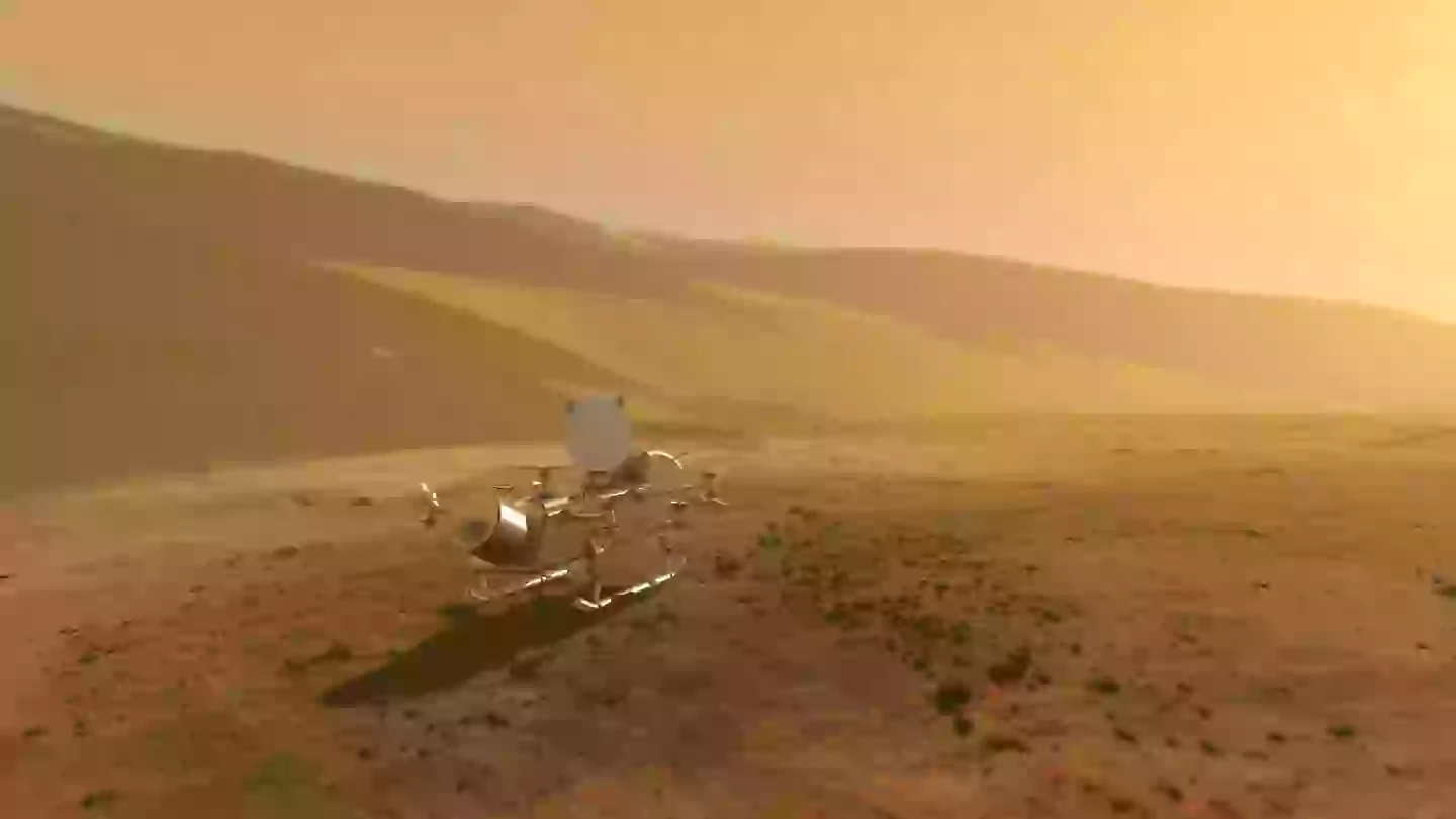 Dragonfly will be collecting samples from Titan (NASA/Johns Hopkins APL/Steve Gribben)