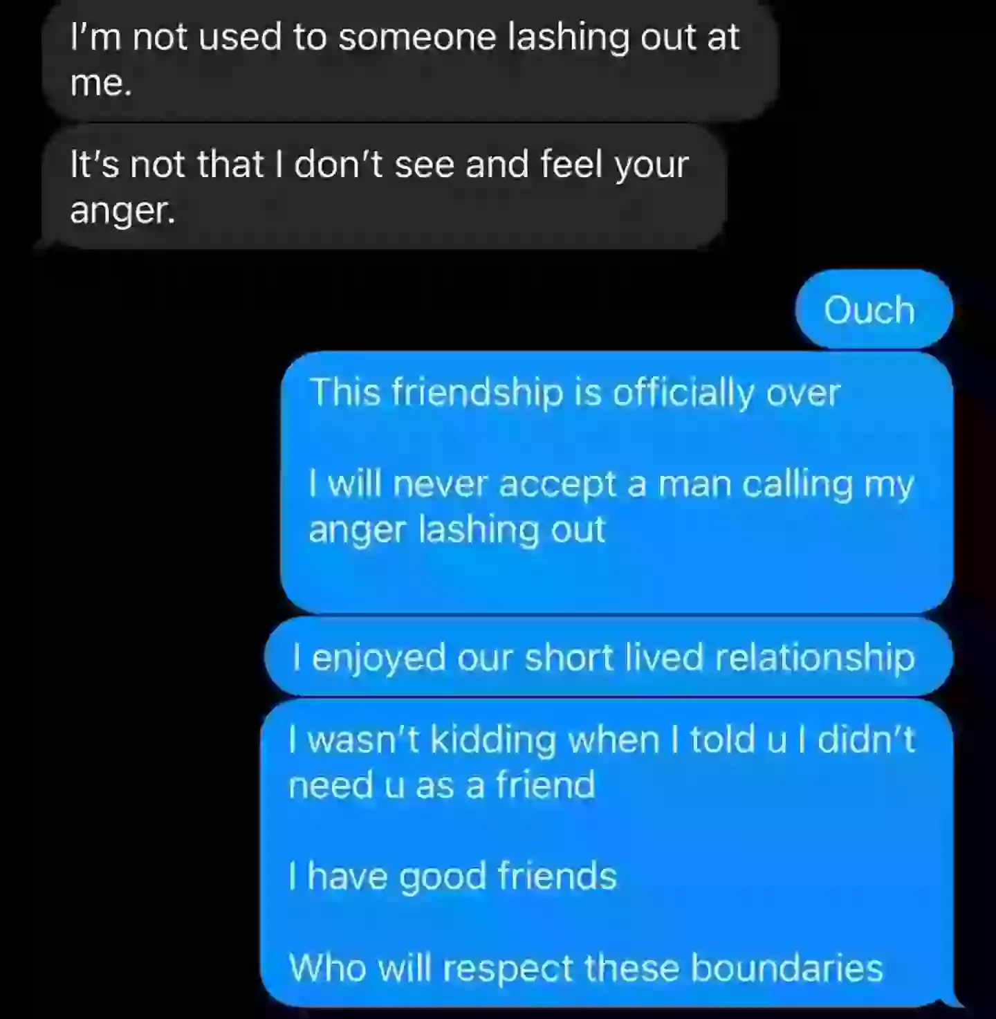 They appear to be directed at a male friend (Instagram/@justinbieber)
