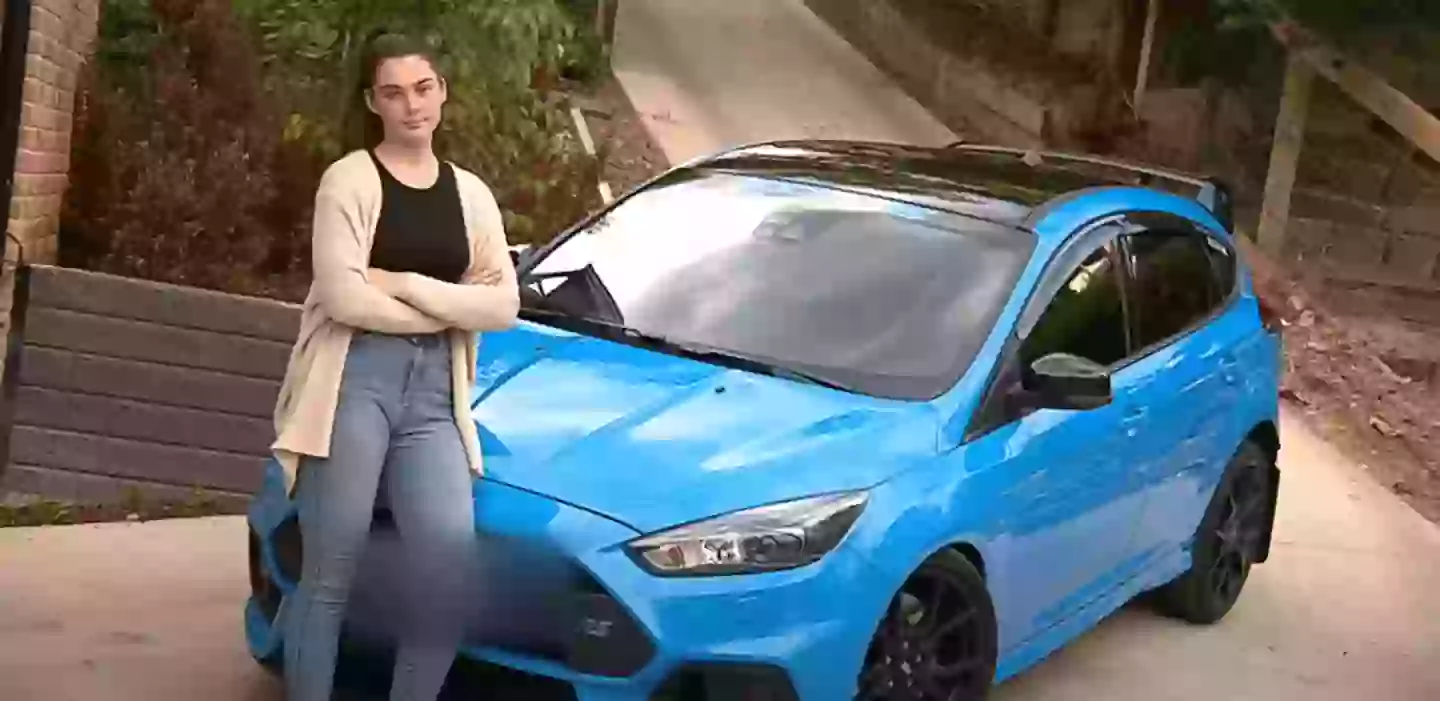Megan pensait qu'elle quittait sa voiture entre des mains sécurisées (YouTube / A Current Affair)