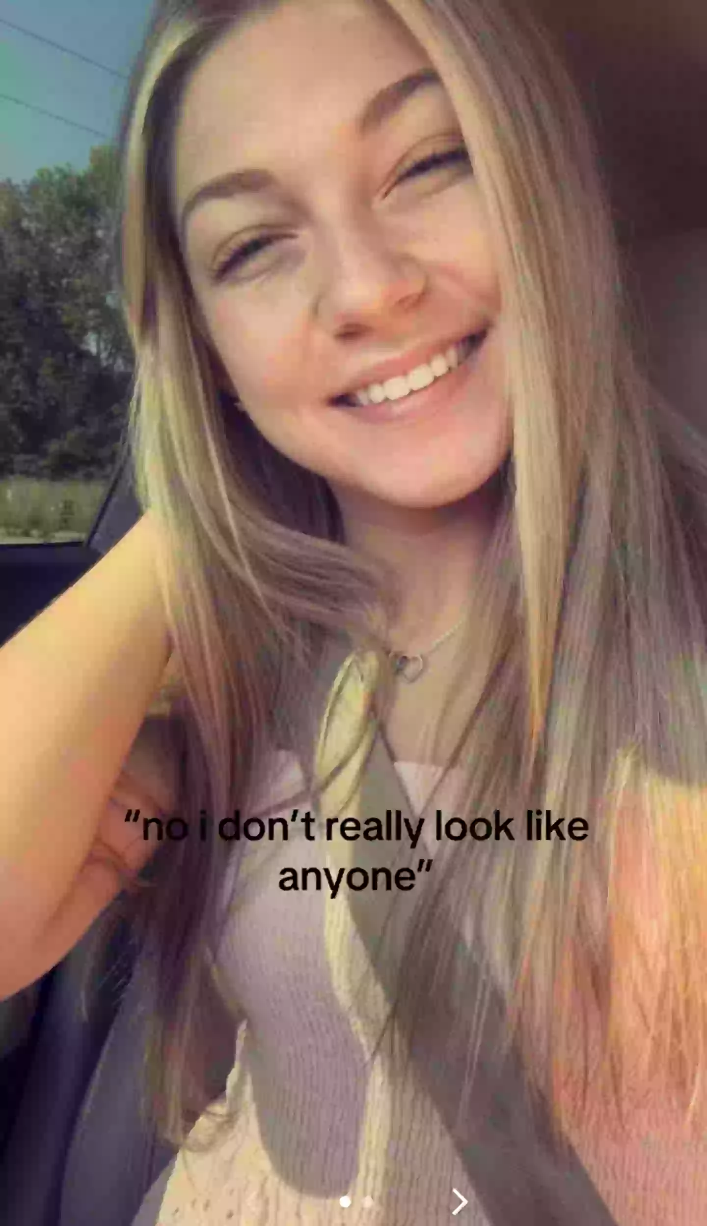 Raegan (pictured) shared her uncanny resemblance to Gabby Petito online (TikTok/@haeganrumphrey)