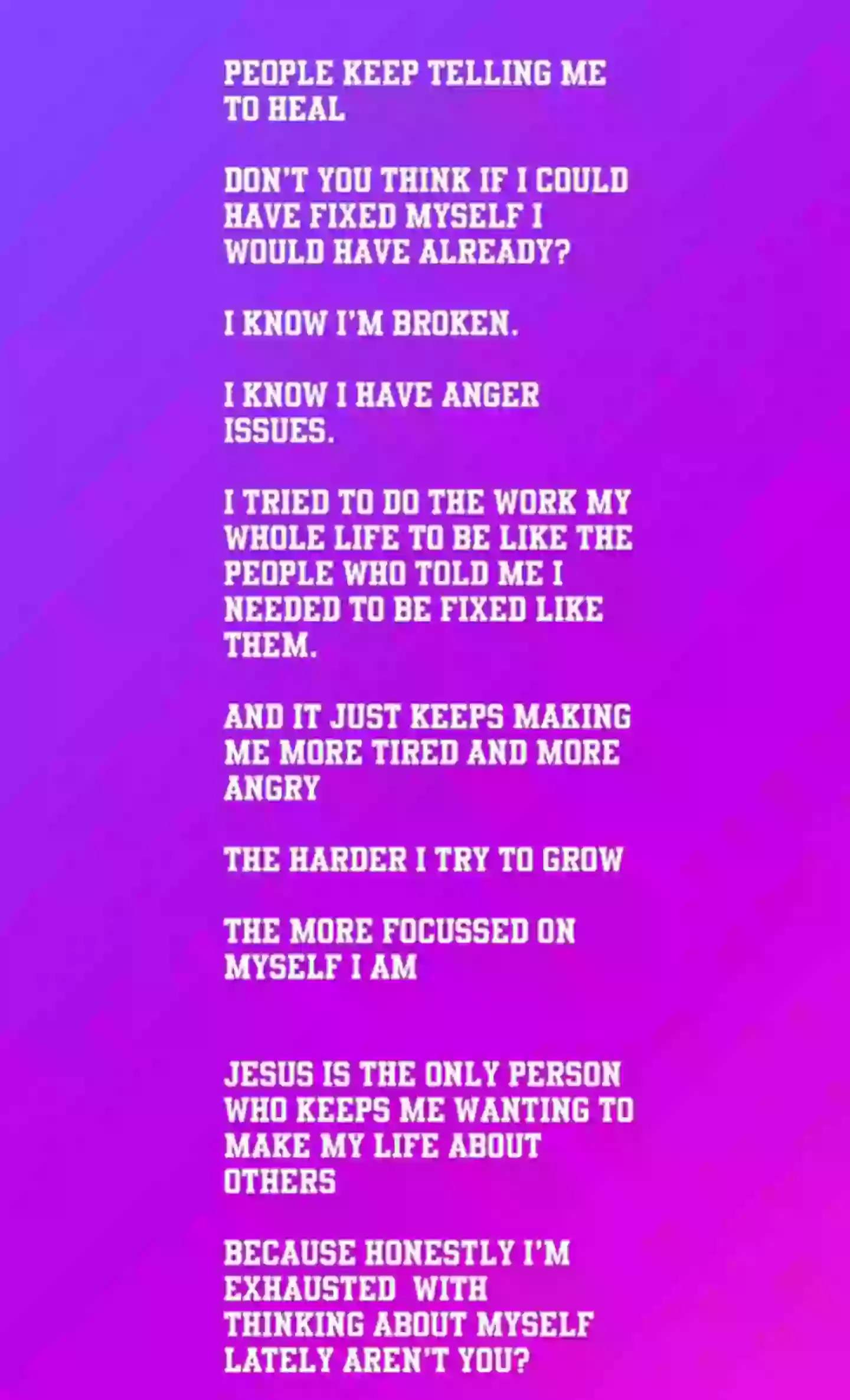 Bieber's statement in full (Instagram/@justinbieber)