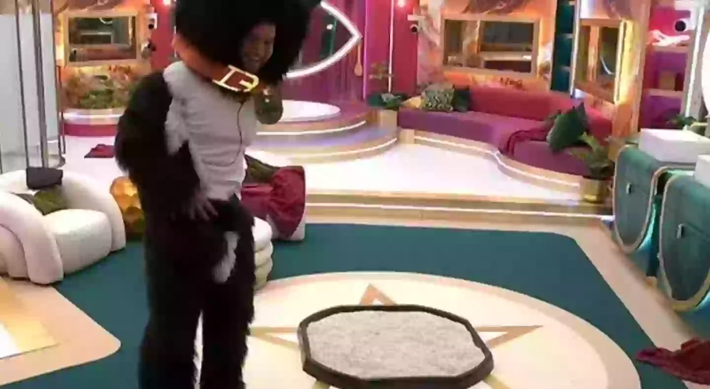 But some viewers think Hughes and Siwa took things too far with their litter box stunt (ITV)