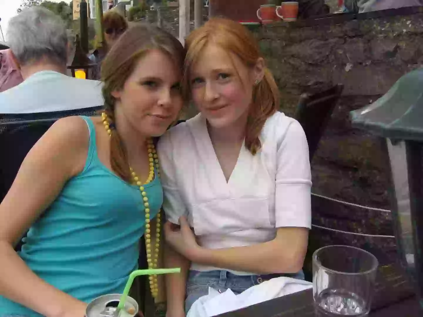 Gemma and her best friend Ruth, who also ran the London Marathon in her memory, as teenagers (PA Real Life)