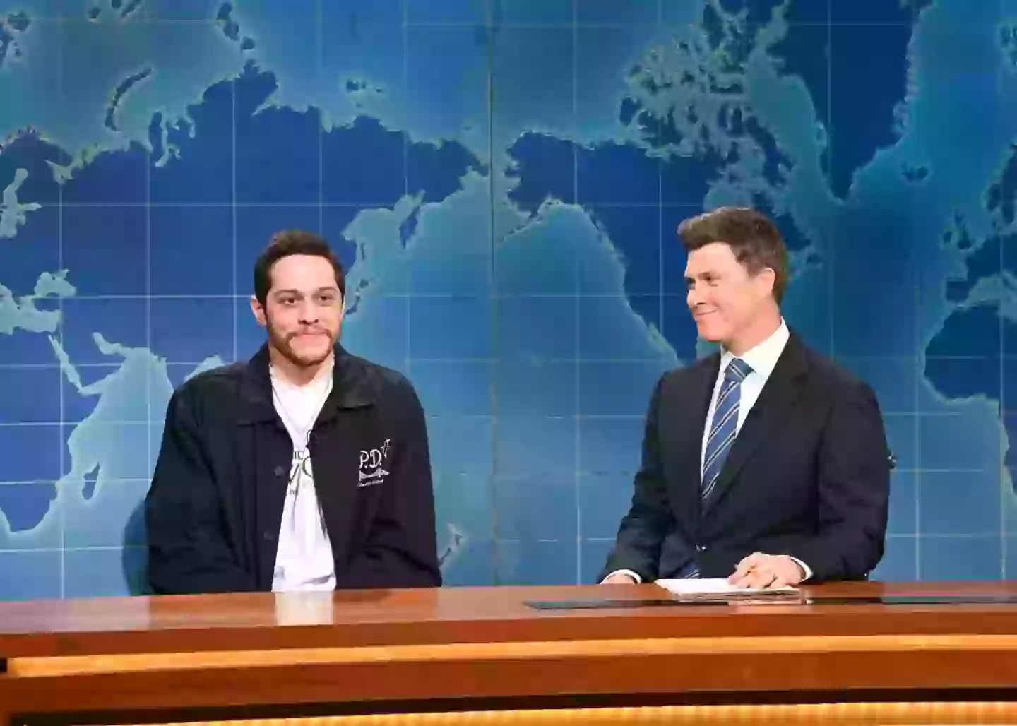 Davidson and Jost collaborated on Saturday Night Live (Will Heath/NBC/NBCU Photo Bank via Getty Images)
