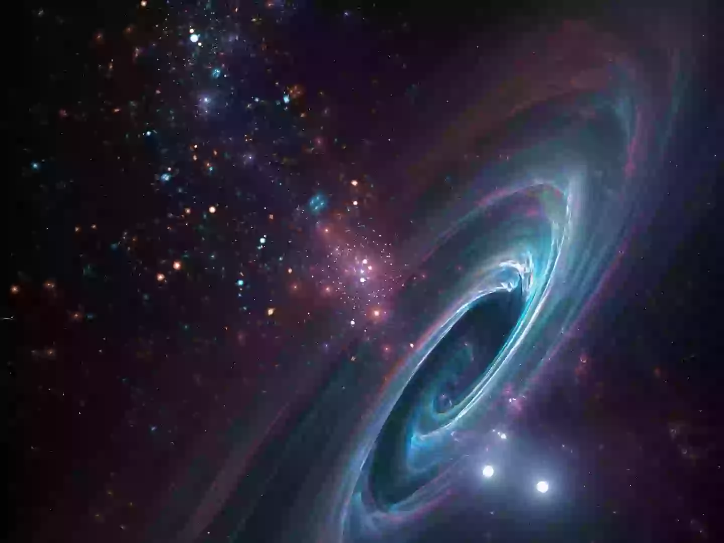 Particles that fly close to a spinning black hole actually gain energy, and it turns out we can do something similar (Lothar Knopp/Getty Images)