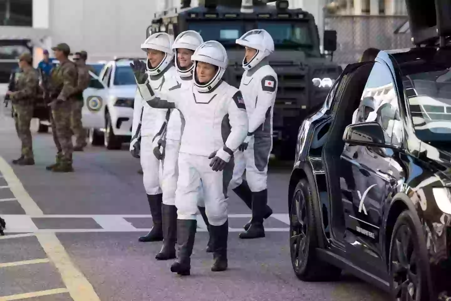 NASA's SpaceX Crew-10 were supposed to launch yesterday. (Aubrey Gemignani/NASA via Getty Images)