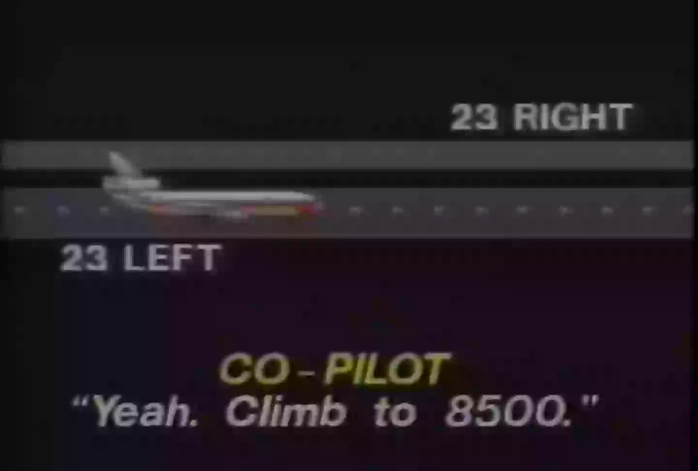 The plane crashed after landing on the wrong runway.