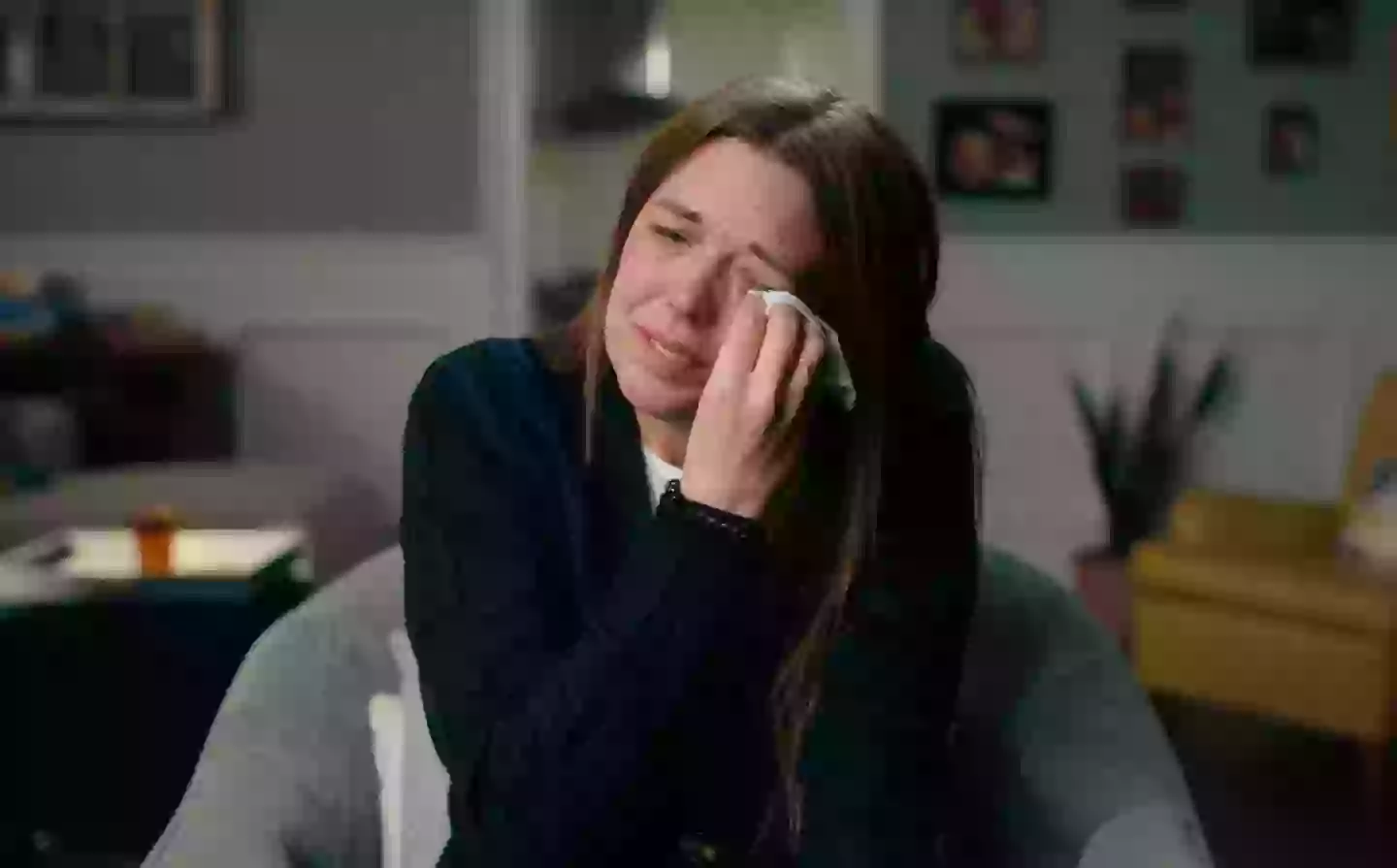 She is shown crying in the Netflix doc as she spoke out for the first time (Netflix)
