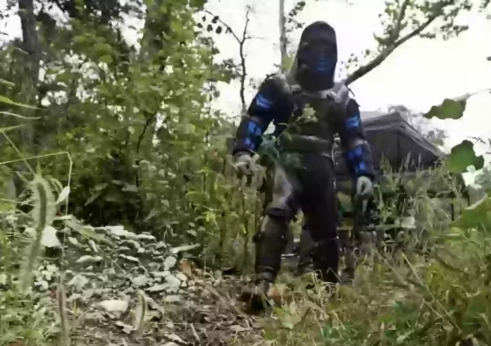 Paul Rosolie wore a custom-made suit to protect himself from the snake (Discovery Channel)