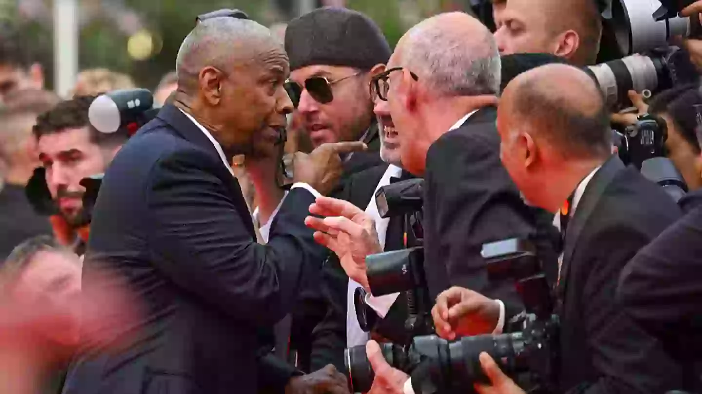What Denzel Washington said to photographer in explosive red carpet exchange at Cannes