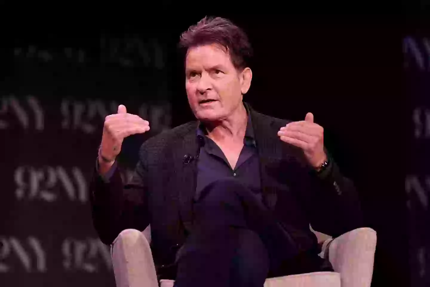 Charlie Sheen is opening up about his life in a new book and documentary (Dominik Bindl/Getty Images)