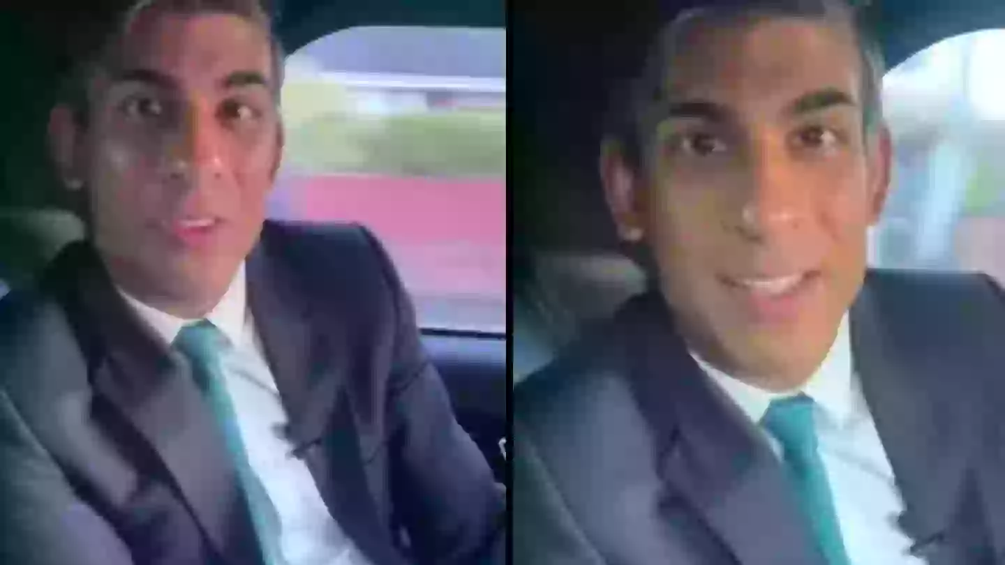 Police 'looking into' video of Rishi Sunak not wearing a seatbelt