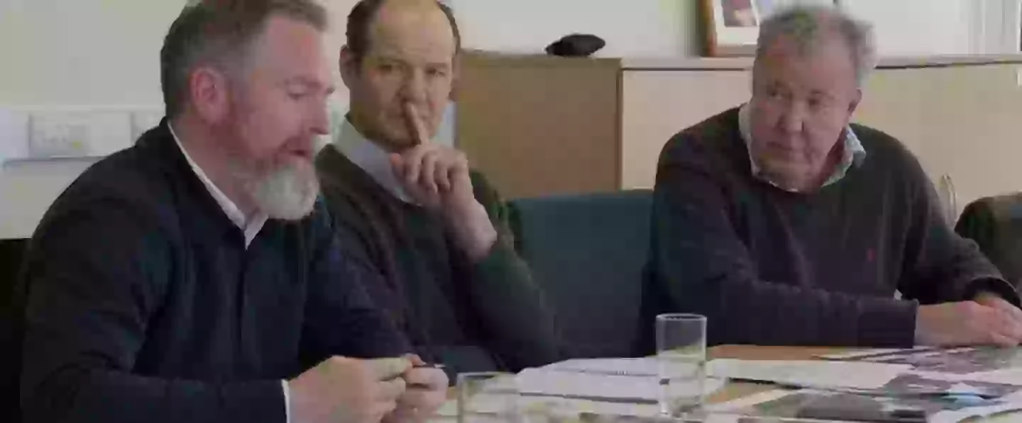 The presenter's ongoing feud continues in the new season when planning is refused (Prime Video)