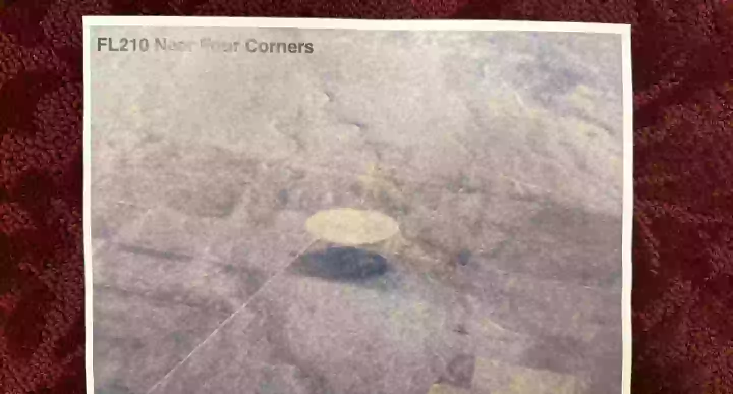 An X account put together 'to promote greater understanding' of UFOs has shared a 'fake pic' according to users (X/@UAPDF)