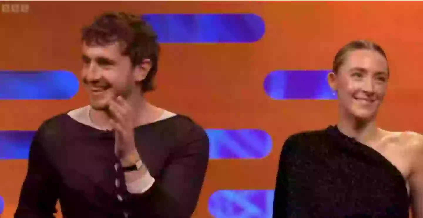 Paul Mescal responded to the viral moment (BBC)