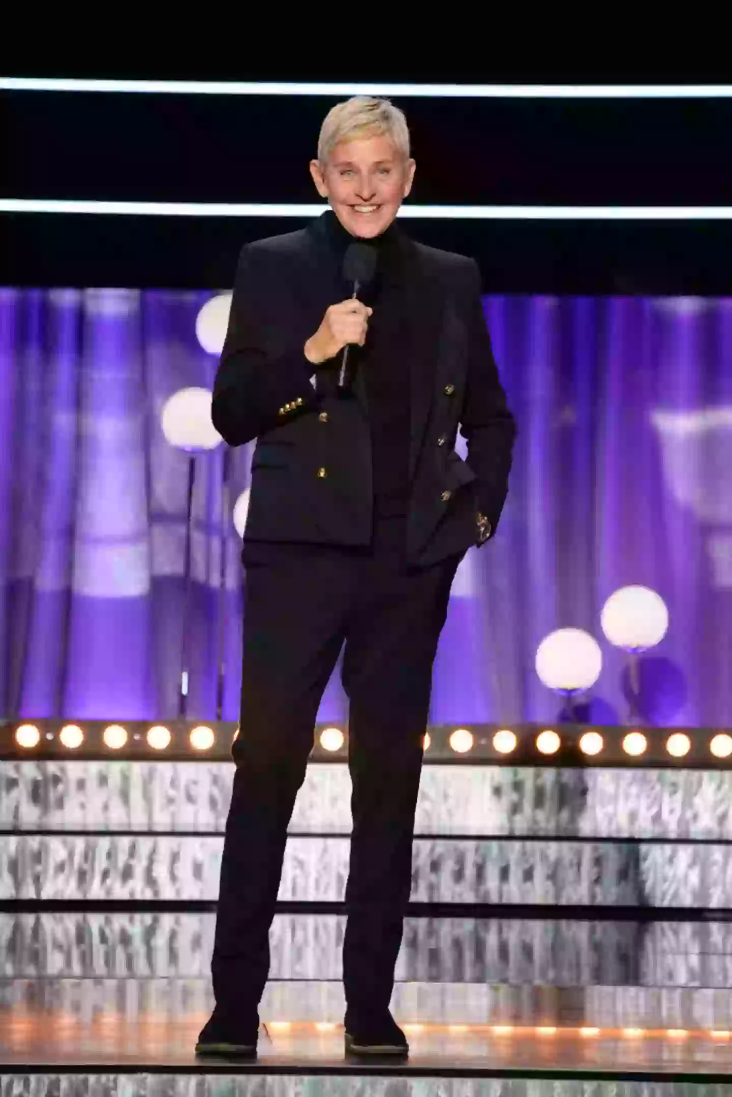 Ellen DeGeneres says she and her wife are 'staying' in the UK (Casey Durkin/NBC via Getty Images)