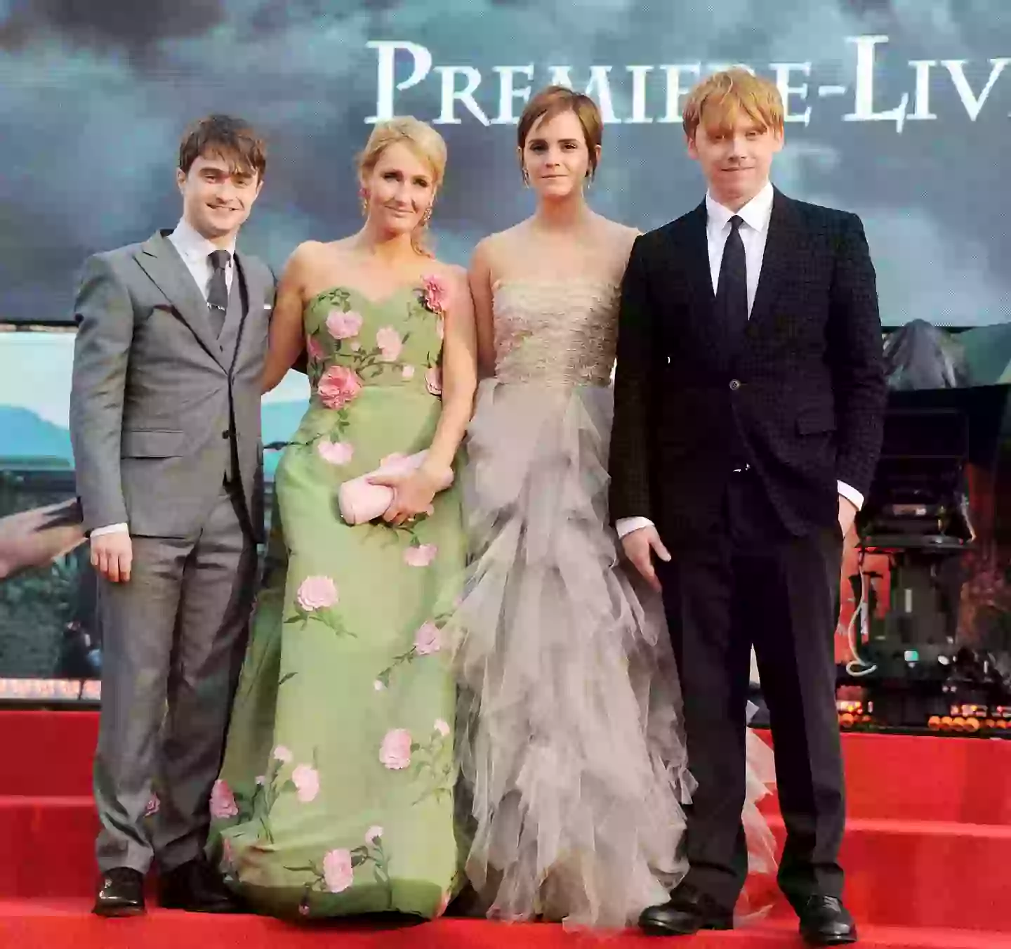 Daniel Radcliffe, Emma Watson and Rupert Grint may have been made famous by J.K Rowling's books, but they have been unafraid to criticise her (Dave M. Benett via Getty Images)
